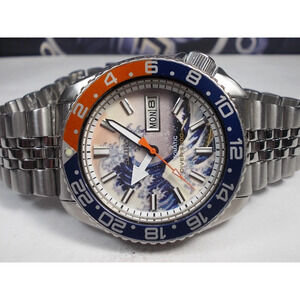 SEIKO 150M DAY/DATE DIVERS MENS WATCH 6309-7290 'WAVE OFF KANAGAWA' (SN 816263)